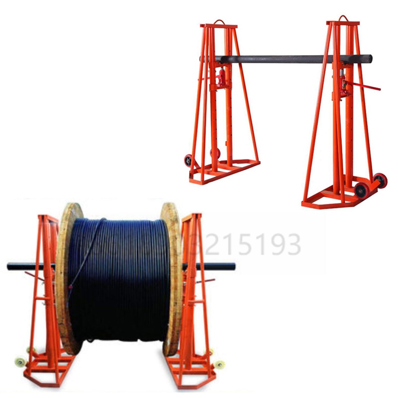 10&nbsp;Ton&nbsp;Hydraulic&nbsp;Cable&nbsp;Drum&nbsp;Jack&nbsp;Wire&nbsp;Reel&nbsp;Stands